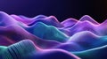 Abstract wave pattern visualizing digital sound data Royalty Free Stock Photo