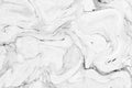 Abstract wave pattern, White gray marble ink texture background Royalty Free Stock Photo