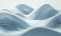 Abstract wave patterns, smooth curves, soft textures, monochromatic design, digital art, 3D rendering Royalty Free Stock Photo
