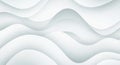 Abstract wave patterns in smooth gradient shades of white and gray Royalty Free Stock Photo