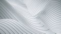 Abstract Wavy Pattern With Black Parallel Lines on White Surface Royalty Free Stock Photo