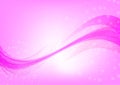 Abstract wave pink color background with copy space Vector illustration Royalty Free Stock Photo