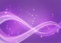 Abstract wave purple color background with copy space Vector illustration Royalty Free Stock Photo