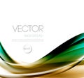 Abstract wave template background brochure design Royalty Free Stock Photo