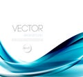 Abstract wave template background brochure design Royalty Free Stock Photo