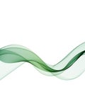 Abstract wave vector background, blue and green wavy lines for brochure, website, flyer design. eps 10 Royalty Free Stock Photo