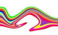 Abstract wave vector background, rainbow waved lines for brochure, website, flyer design. Spectrum wave. Rainbow color. Royalty Free Stock Photo