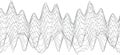 Abstract waveform design with complex line patterns for creative projects and modern art