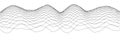 Abstract waveform pattern with layered lines for modern design concepts