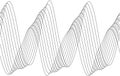 Abstract waveforms pattern for modern design and decoration projects