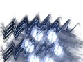 ABSTRACT WAVES BACKGROUND Royalty Free Stock Photo