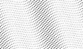 Abstract waves background with repeated stars in halftone design