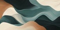 Abstract waves of color blending in soft, flowing patterns for artistic expression Royalty Free Stock Photo