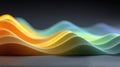 Abstract Waves of Color - A Visual Symphony of Light and Form Royalty Free Stock Photo