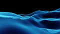 Abstract waves of colorful energy over a black background - illustration Royalty Free Stock Photo