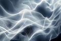 Abstract Waves Flowing Dynamically Across a Dark Background, Creating an Intriguing Digital Art piece, Evoking Feel