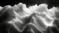 Abstract Waves of Light and Shadows in Monochrome, Creating a Dynamic Textured Surface Royalty Free Stock Photo