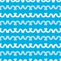 Abstract Waves Seamless Vector Pattern