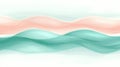 Abstract waves in soft colors create a calming visual effect Royalty Free Stock Photo