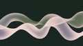 Abstract waves in soft colors creating a fluid, dynamic visual effect Royalty Free Stock Photo