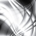 Abstract waves stylish monochrome background