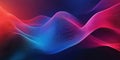 Abstract waves of vibrant colors creating a dynamic visual flow Royalty Free Stock Photo