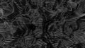 Abstract wavy background with black and chrome or silver stripes