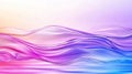 Abstract Wavy Background with Gradient Colors and Smooth Flowing Lines Royalty Free Stock Photo