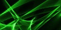 Abstract wavy background in green