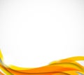 Abstract wavy background in orange color Royalty Free Stock Photo