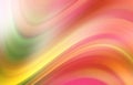 Abstract wavy background in pink, orange, yellow and green color Royalty Free Stock Photo