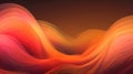 Abstract wavy background. Vector illustration. Red and orange colors Royalty Free Stock Photo