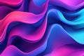 Abstract Wavy Background with Vibrant Purple and Blue Colors Royalty Free Stock Photo
