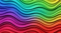 Abstract wavy background with a vibrant rainbow gradient of smooth, flowing colors wave Royalty Free Stock Photo