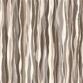 Abstract Wavy Brown and Beige Vertical Lines Pattern Background Design. Royalty Free Stock Photo