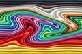 Abstract of wavy color blurry background