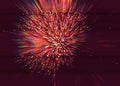 Abstract wavy colorful boheh circles digital motion firework explosion glitch, glowing lights party background
