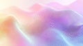 Abstract wavy dotted surface generating vibrant pastel colors Royalty Free Stock Photo