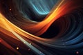 Abstract wavy futuristic 3D background for your design