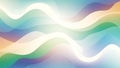 Abstract Wavy Gradient Background with Smooth Colorful Overlapping Shapes Modern Fluid Design Texture Royalty Free Stock Photo