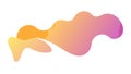 Abstract Wavy Gradient Banner Design Element, vector design Generative AI Royalty Free Stock Photo
