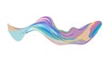 Abstract Wavy Gradient Fluid Lines Dynamic Design Element, vector design Generative AI Royalty Free Stock Photo