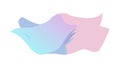 Abstract Wavy Gradient Shape Vector Graphic Element, vector design Generative AI Royalty Free Stock Photo