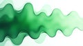 Abstract wavy green gradient background Royalty Free Stock Photo