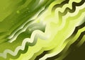 Abstract Wavy Green Gradient Background Vector Eps Royalty Free Stock Photo