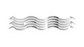 Abstract Wavy Grey Line Pattern, vector design Generative AI Royalty Free Stock Photo