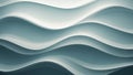 Abstract Wavy Layers Pattern Background Elegant Fluid BlueGray Curves Texture for Modern Designs Royalty Free Stock Photo