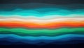 Abstract wavy layers of vibrant colors Royalty Free Stock Photo