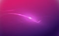 Abstract wavy light lines, and particle futuristic technology banner background. Vector illustration Royalty Free Stock Photo