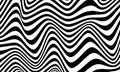 Abstract wavy line art background Royalty Free Stock Photo